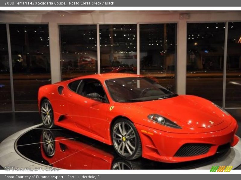 Rosso Corsa (Red) / Black 2008 Ferrari F430 Scuderia Coupe