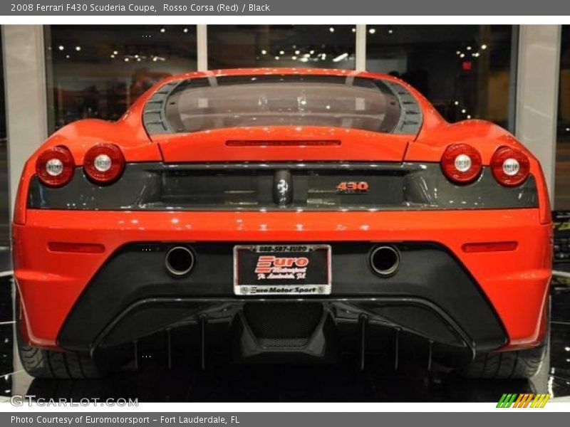 Rosso Corsa (Red) / Black 2008 Ferrari F430 Scuderia Coupe