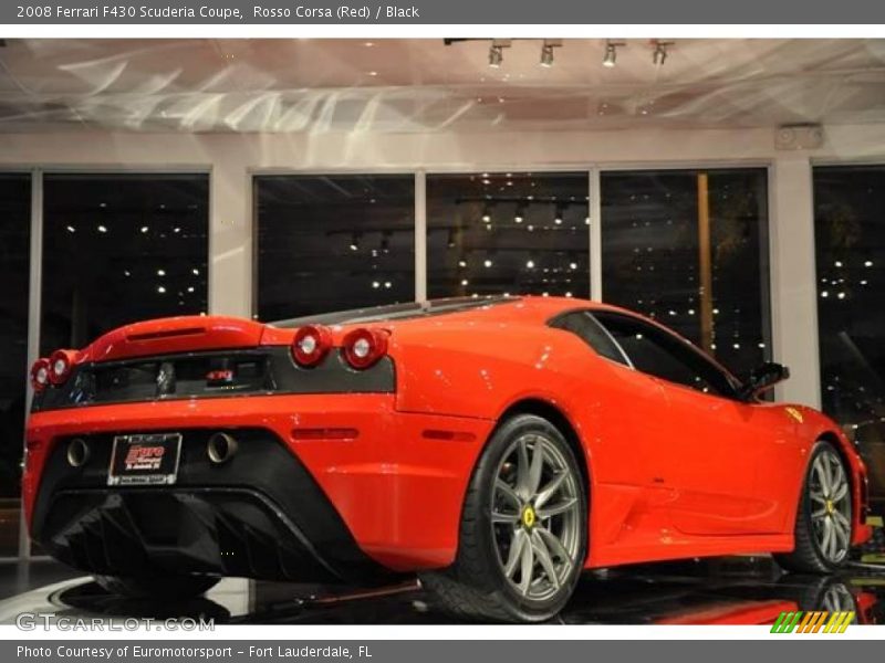 Rosso Corsa (Red) / Black 2008 Ferrari F430 Scuderia Coupe