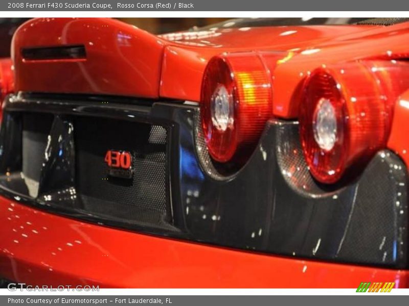 Rosso Corsa (Red) / Black 2008 Ferrari F430 Scuderia Coupe