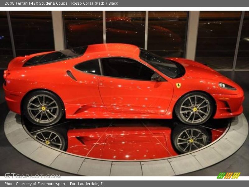 Rosso Corsa (Red) / Black 2008 Ferrari F430 Scuderia Coupe