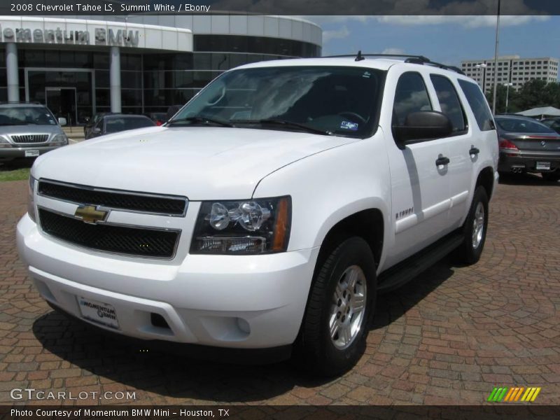 Summit White / Ebony 2008 Chevrolet Tahoe LS