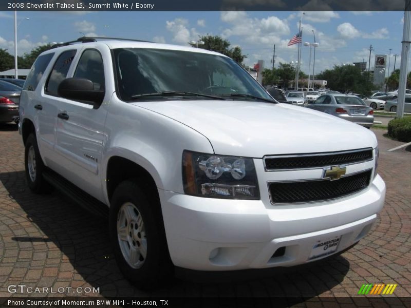 Summit White / Ebony 2008 Chevrolet Tahoe LS