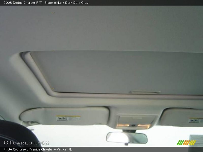 Stone White / Dark Slate Gray 2008 Dodge Charger R/T