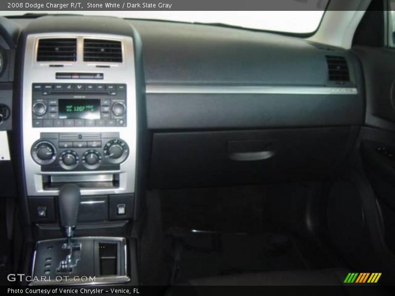 Stone White / Dark Slate Gray 2008 Dodge Charger R/T