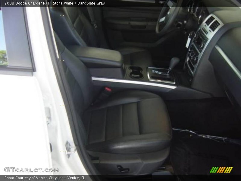 Stone White / Dark Slate Gray 2008 Dodge Charger R/T