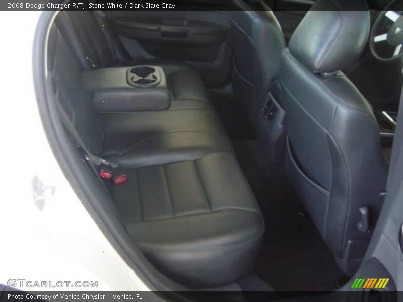 Stone White / Dark Slate Gray 2008 Dodge Charger R/T