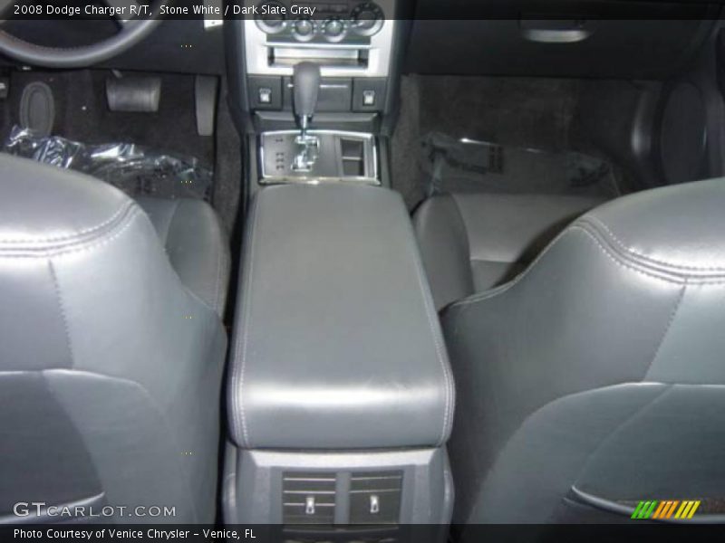 Stone White / Dark Slate Gray 2008 Dodge Charger R/T
