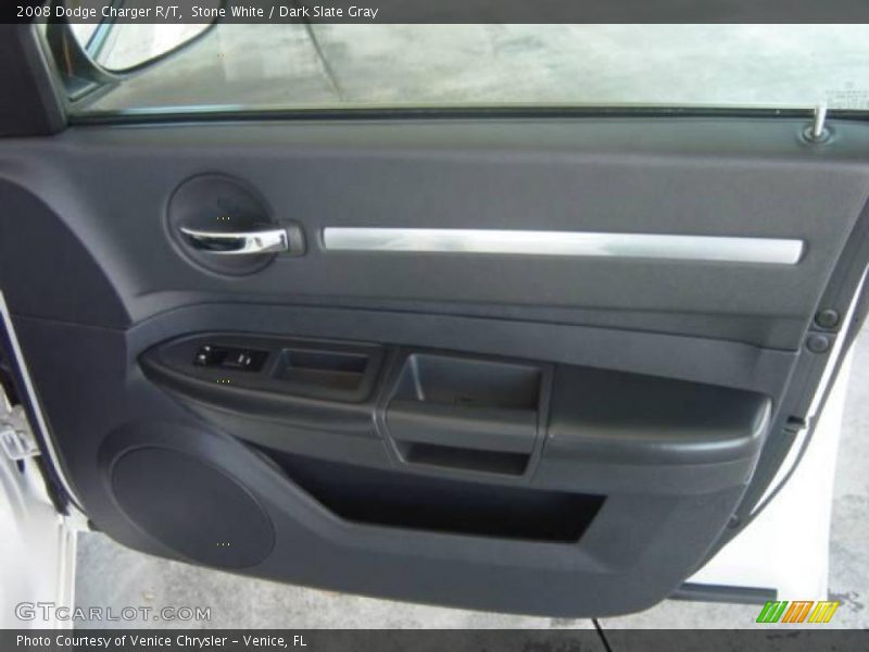 Stone White / Dark Slate Gray 2008 Dodge Charger R/T