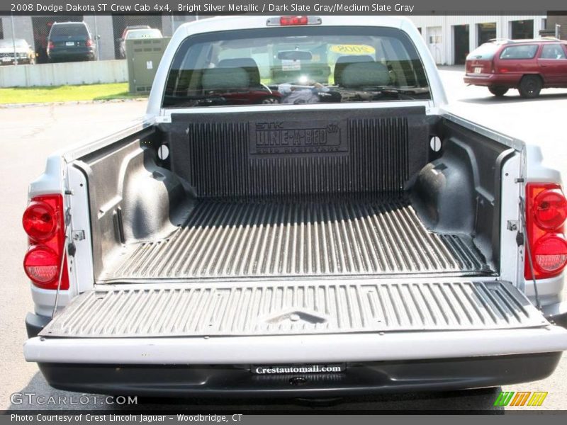 Bright Silver Metallic / Dark Slate Gray/Medium Slate Gray 2008 Dodge Dakota ST Crew Cab 4x4