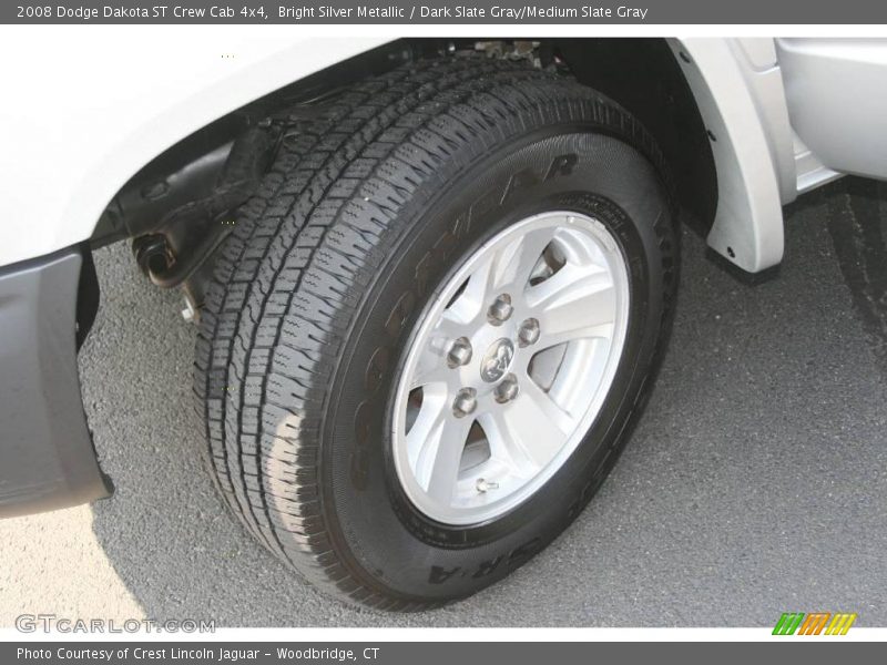 Bright Silver Metallic / Dark Slate Gray/Medium Slate Gray 2008 Dodge Dakota ST Crew Cab 4x4