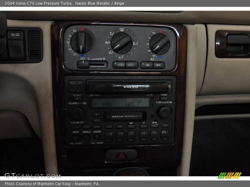 Nautic Blue Metallic / Beige 2004 Volvo C70 Low Pressure Turbo