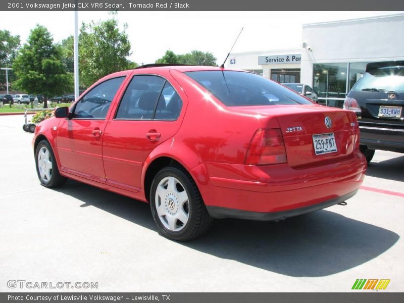 Tornado Red / Black 2001 Volkswagen Jetta GLX VR6 Sedan