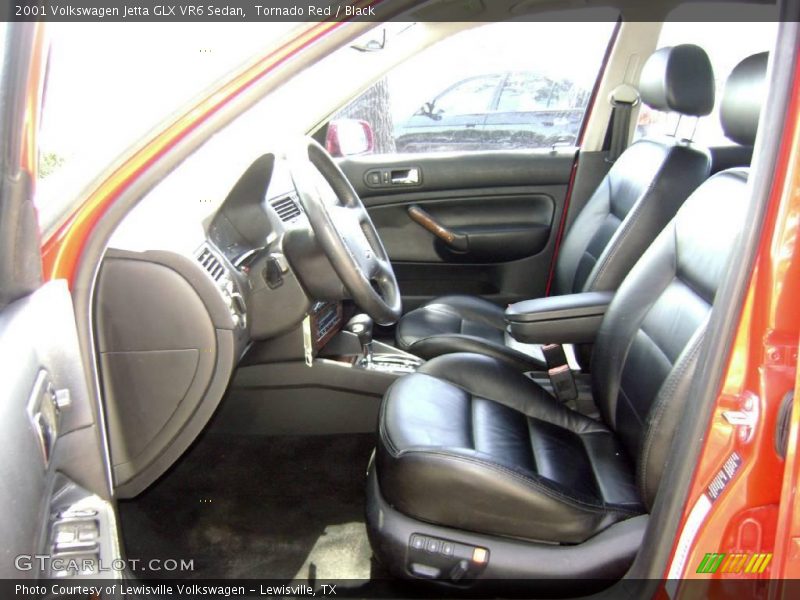 Tornado Red / Black 2001 Volkswagen Jetta GLX VR6 Sedan