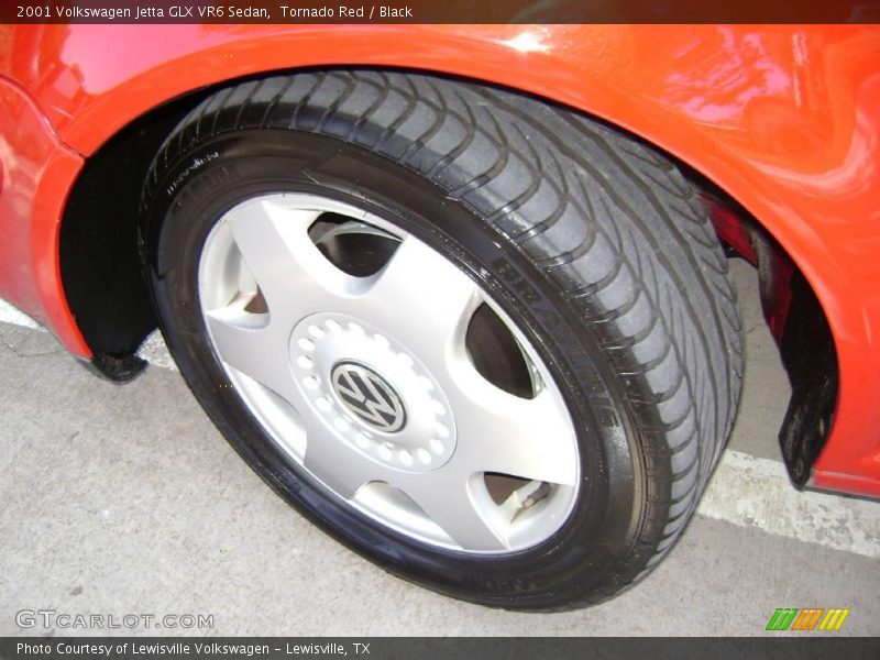 Tornado Red / Black 2001 Volkswagen Jetta GLX VR6 Sedan