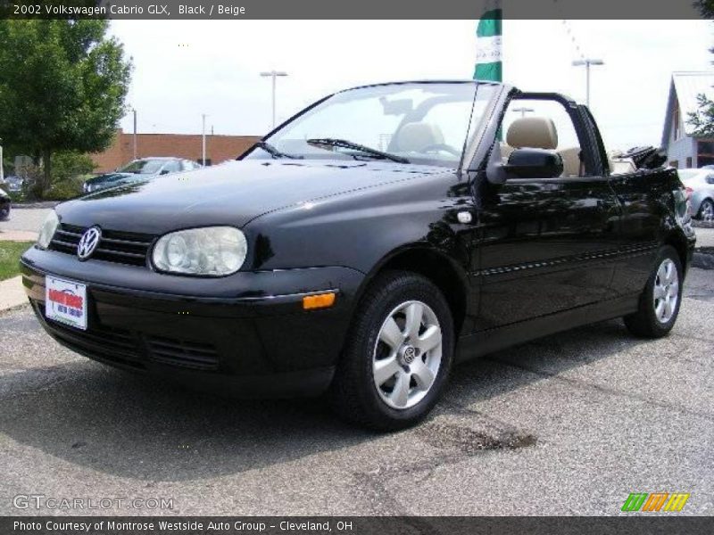Black / Beige 2002 Volkswagen Cabrio GLX