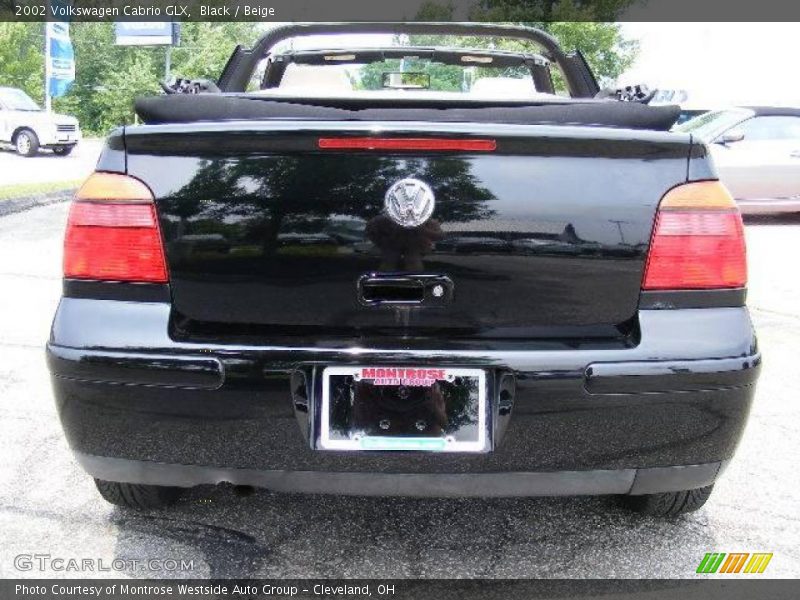 Black / Beige 2002 Volkswagen Cabrio GLX