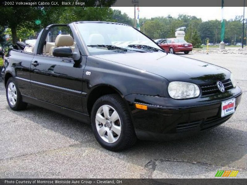 Black / Beige 2002 Volkswagen Cabrio GLX
