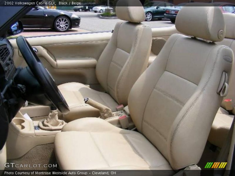 Black / Beige 2002 Volkswagen Cabrio GLX