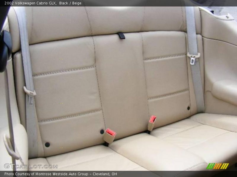 Black / Beige 2002 Volkswagen Cabrio GLX