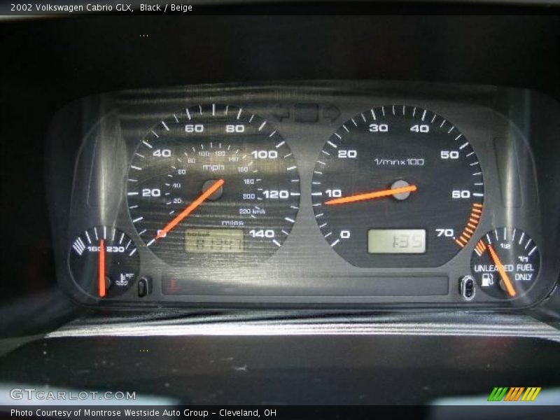 Black / Beige 2002 Volkswagen Cabrio GLX