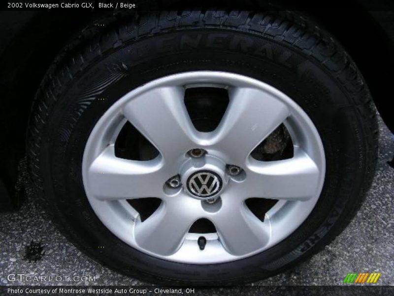 Black / Beige 2002 Volkswagen Cabrio GLX