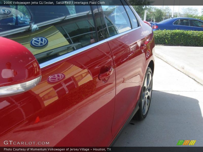 Salsa Red / Interlagos Plaid Cloth 2006 Volkswagen Jetta GLI Sedan