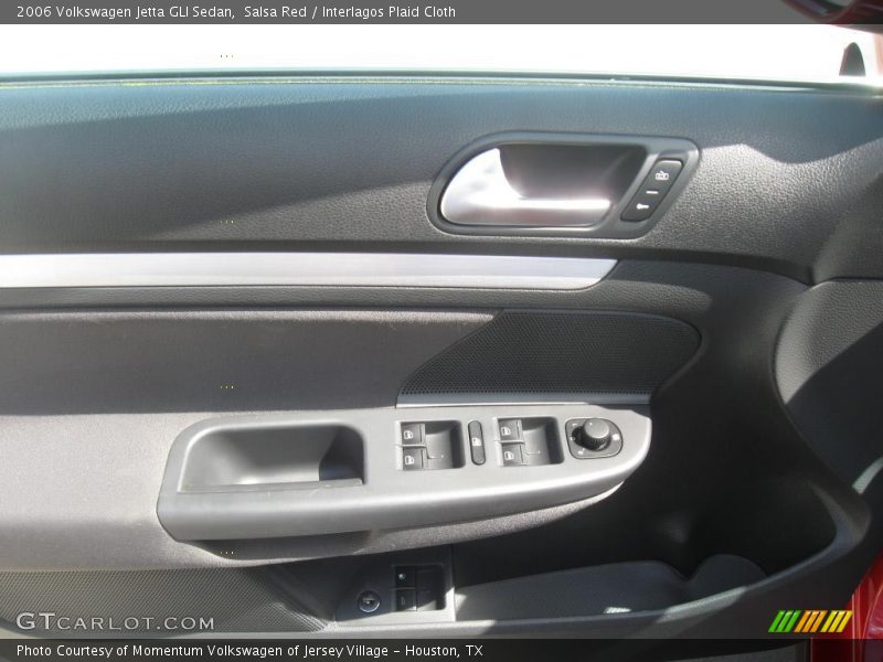 Salsa Red / Interlagos Plaid Cloth 2006 Volkswagen Jetta GLI Sedan