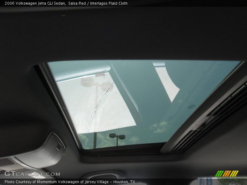 Salsa Red / Interlagos Plaid Cloth 2006 Volkswagen Jetta GLI Sedan