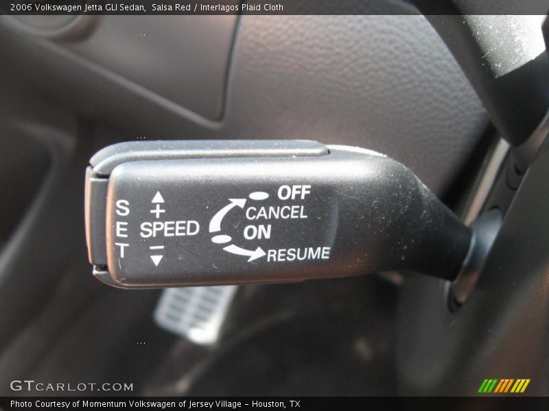 Salsa Red / Interlagos Plaid Cloth 2006 Volkswagen Jetta GLI Sedan
