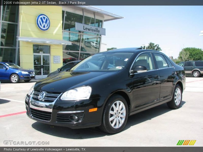 Black / Pure Beige 2006 Volkswagen Jetta 2.0T Sedan