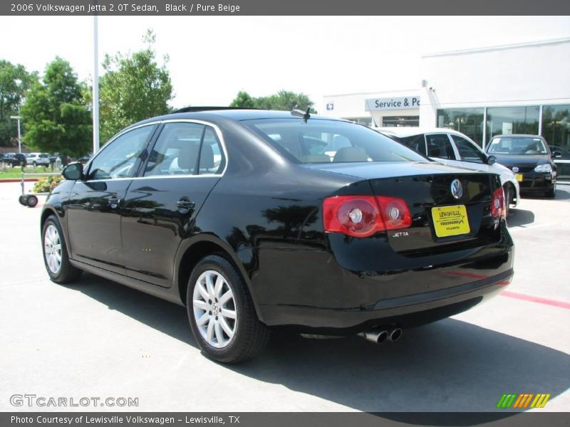 Black / Pure Beige 2006 Volkswagen Jetta 2.0T Sedan