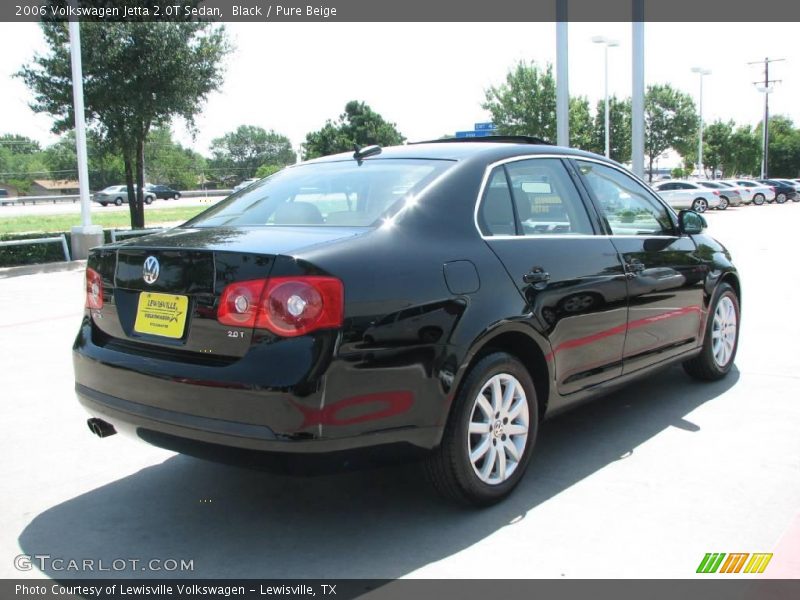Black / Pure Beige 2006 Volkswagen Jetta 2.0T Sedan