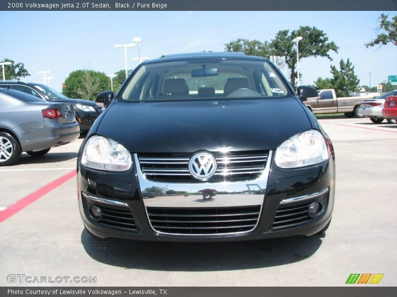 Black / Pure Beige 2006 Volkswagen Jetta 2.0T Sedan