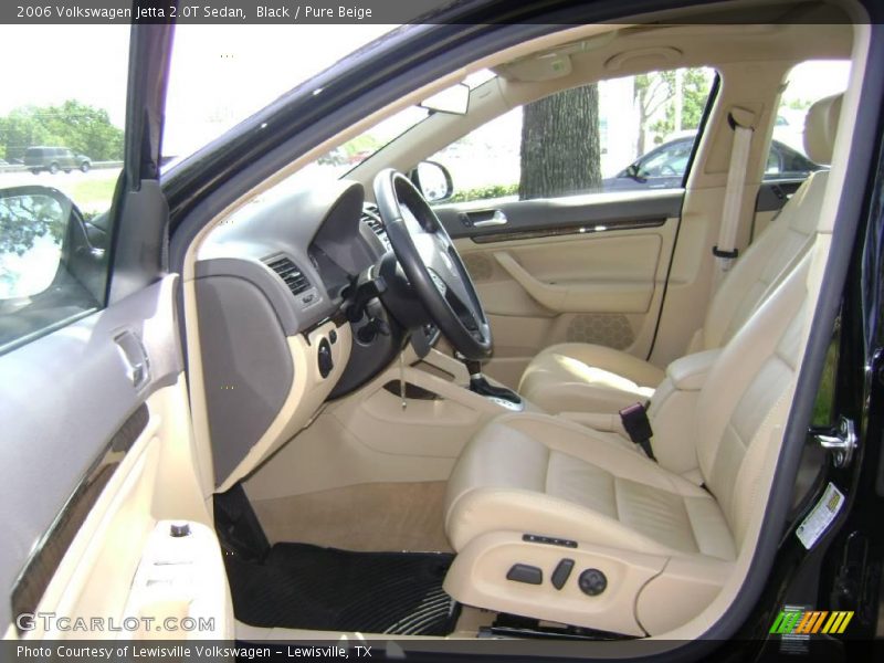 Black / Pure Beige 2006 Volkswagen Jetta 2.0T Sedan