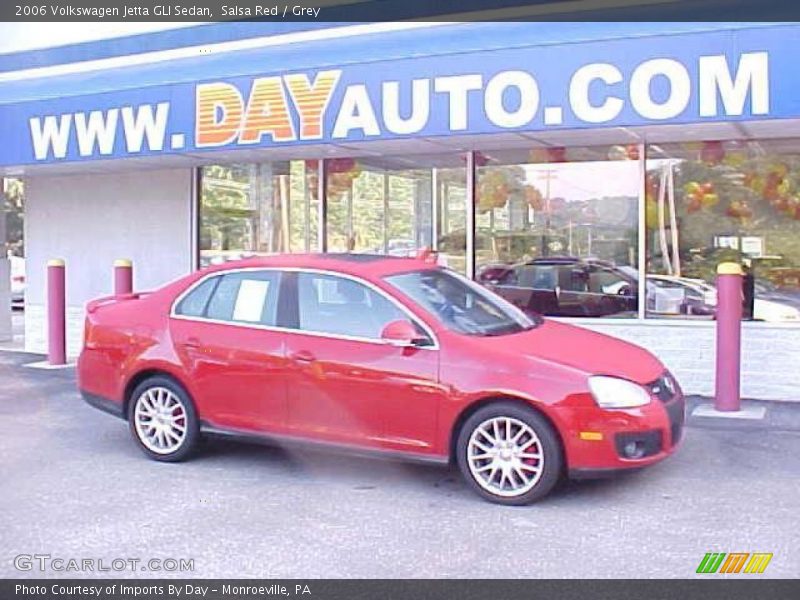 Salsa Red / Grey 2006 Volkswagen Jetta GLI Sedan