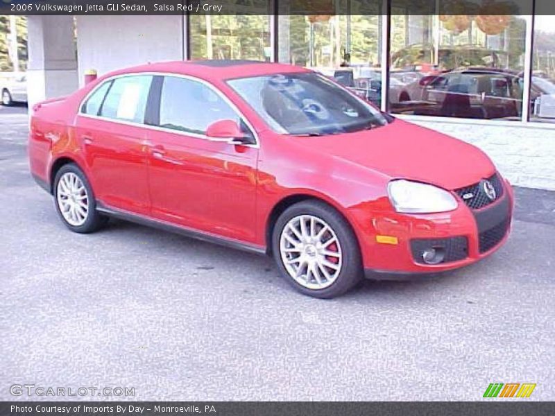 Salsa Red / Grey 2006 Volkswagen Jetta GLI Sedan