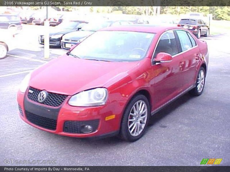 Salsa Red / Grey 2006 Volkswagen Jetta GLI Sedan
