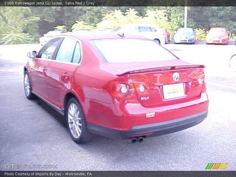 Salsa Red / Grey 2006 Volkswagen Jetta GLI Sedan