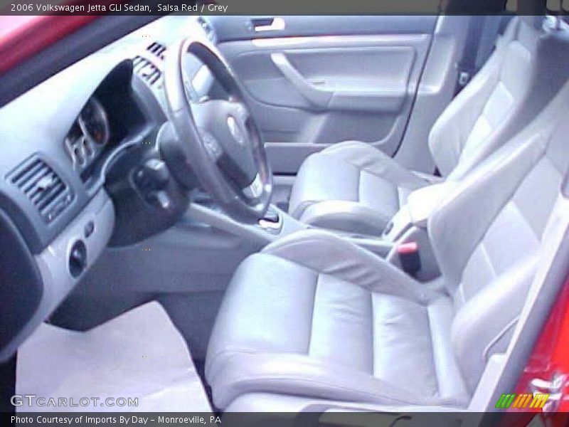 Salsa Red / Grey 2006 Volkswagen Jetta GLI Sedan