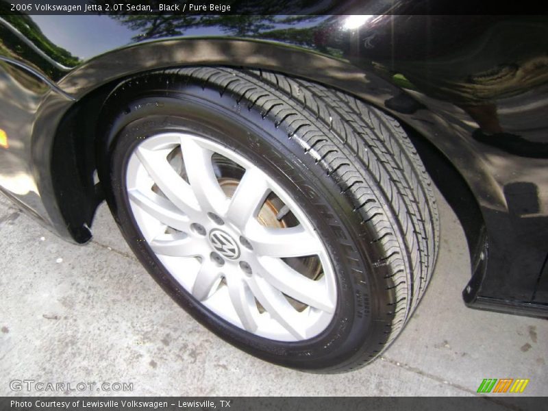 Black / Pure Beige 2006 Volkswagen Jetta 2.0T Sedan