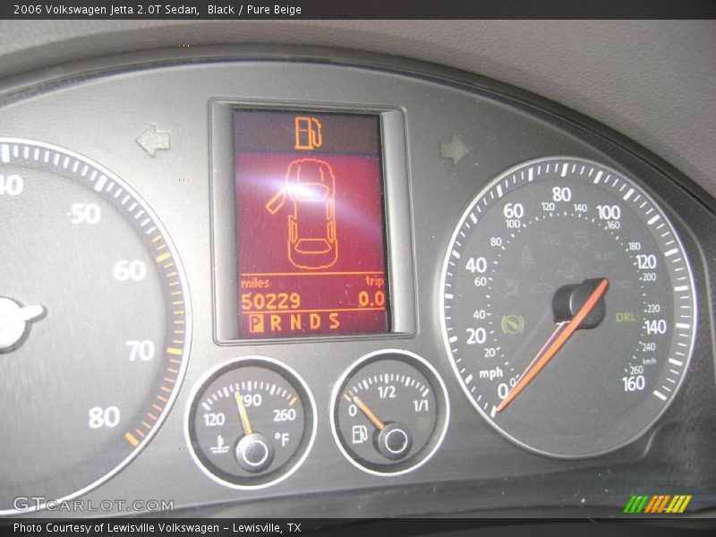 Black / Pure Beige 2006 Volkswagen Jetta 2.0T Sedan