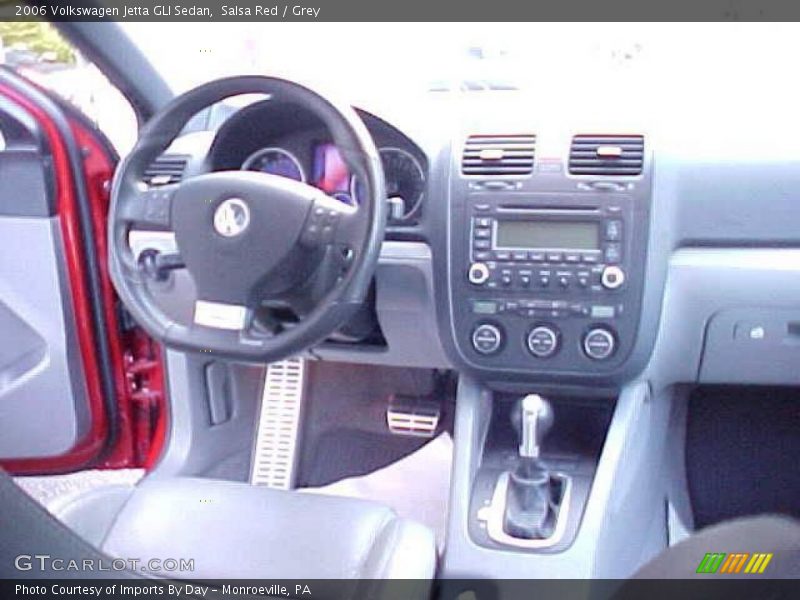 Salsa Red / Grey 2006 Volkswagen Jetta GLI Sedan