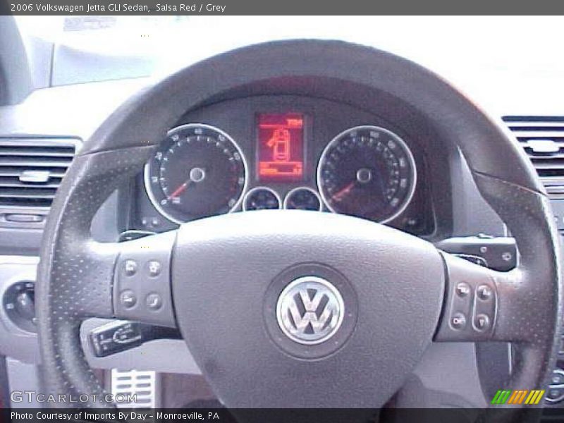 Salsa Red / Grey 2006 Volkswagen Jetta GLI Sedan