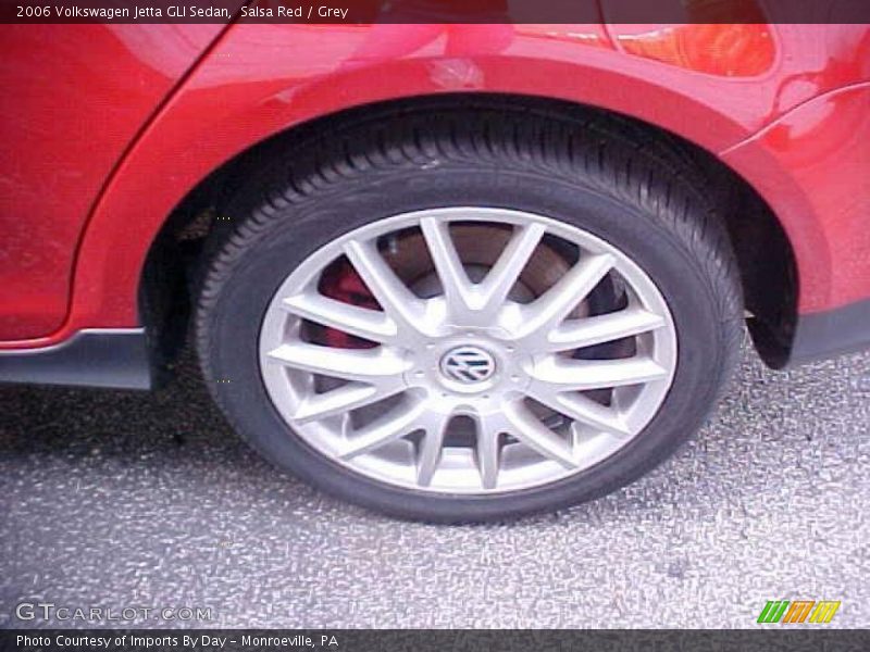 Salsa Red / Grey 2006 Volkswagen Jetta GLI Sedan