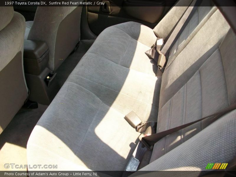 Sunfire Red Pearl Metallic / Gray 1997 Toyota Corolla DX
