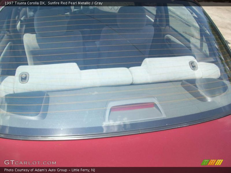 Sunfire Red Pearl Metallic / Gray 1997 Toyota Corolla DX