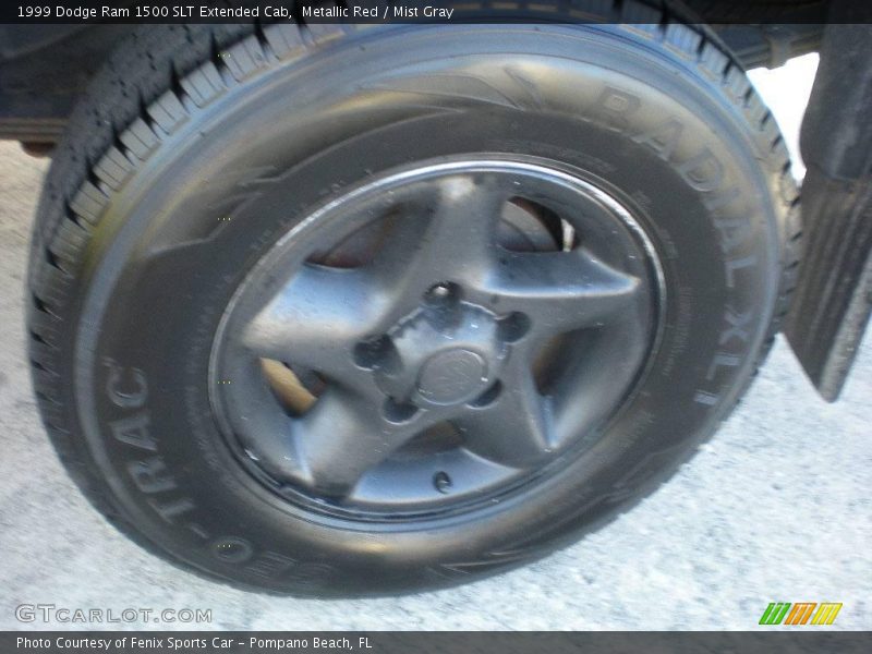 Metallic Red / Mist Gray 1999 Dodge Ram 1500 SLT Extended Cab