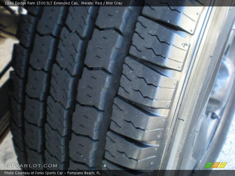 Metallic Red / Mist Gray 1999 Dodge Ram 1500 SLT Extended Cab