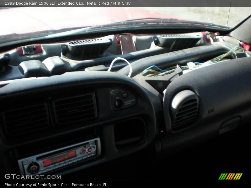 Metallic Red / Mist Gray 1999 Dodge Ram 1500 SLT Extended Cab